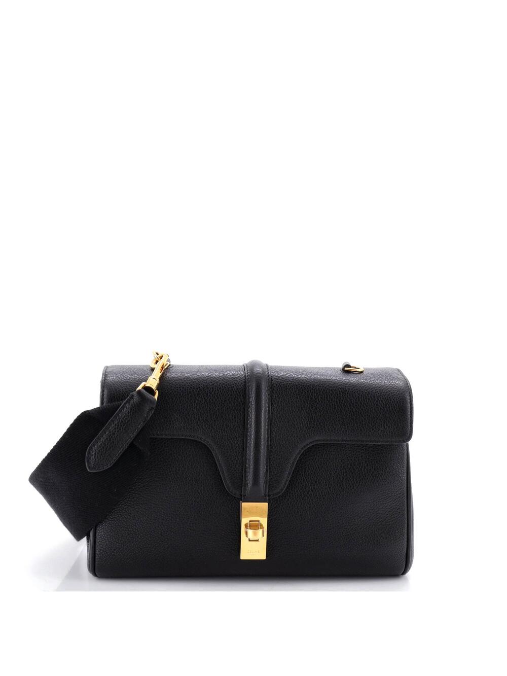 Celine Soft 16 Bag Grainy Calfskin Teen #236684C21B - Picture 1 of 7